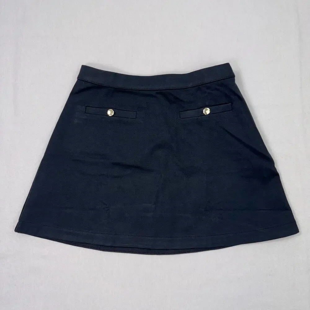 Crewcuts J Crew Kids Ponte Knit Skater Skirt Size 8 Black